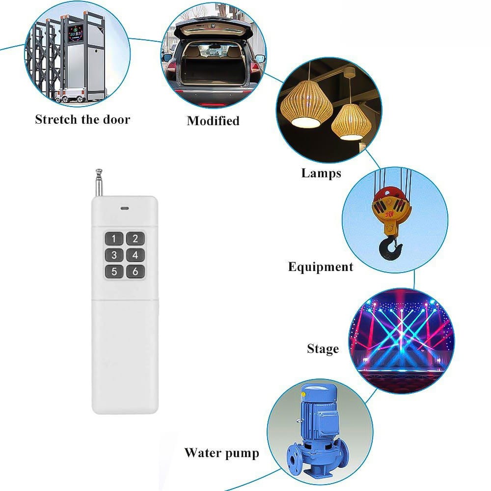 3000m Long Range Distance High Power 12CH Portable Remote