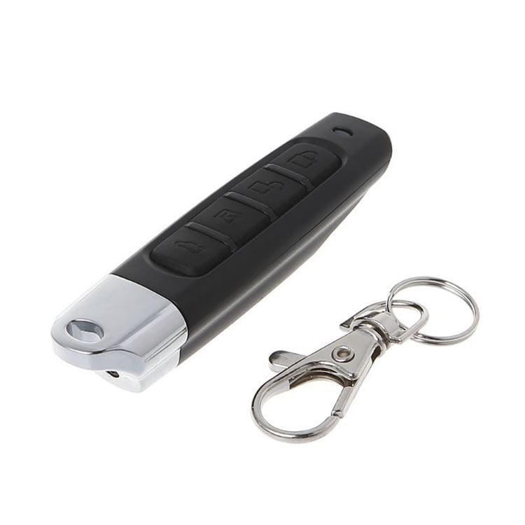 433MHz Copy Type Universal Wireless Garage Door Key 4 Buttons Copy Remote Control Transmitter (Black)