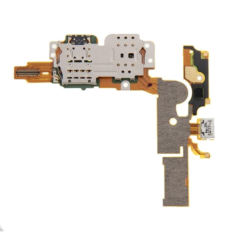 Charging Port Flex Cable + SIM Card Reader Contact  for vivo X5 Pro