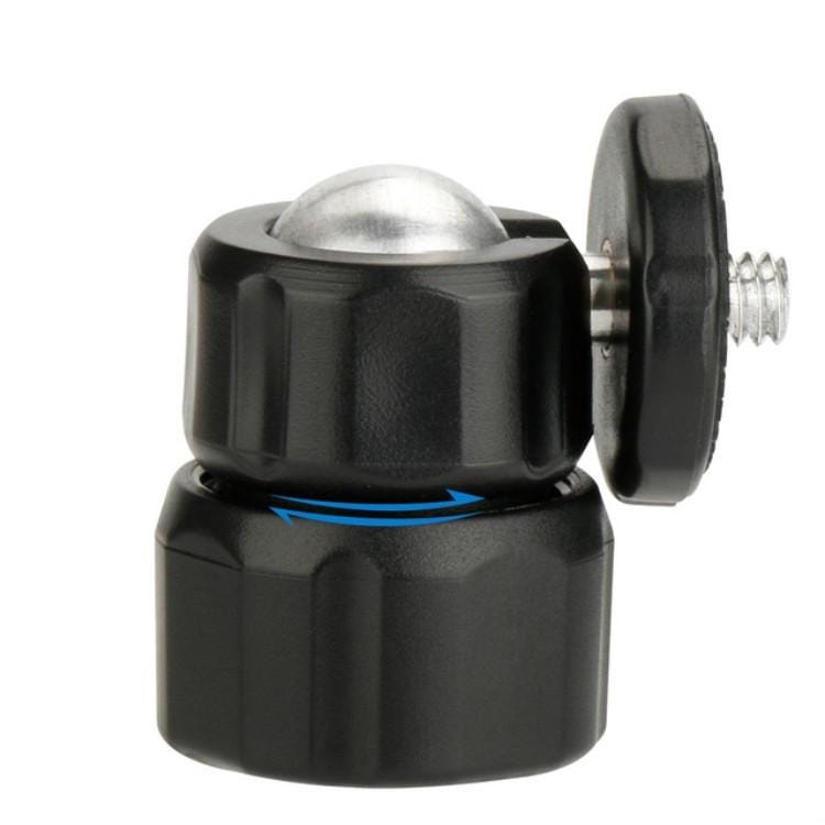 Ulanzi U-20 Mini Ball Head Tripod Mount 360 Degree Pan 90 Degree Tilt Tripod Mount with 1/4 Screw