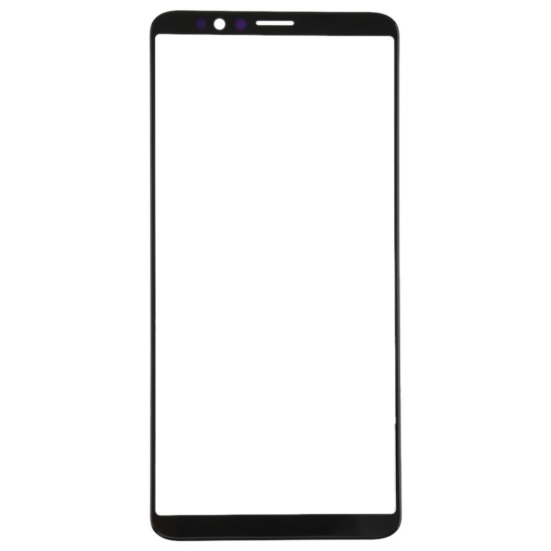 Front Screen Outer Glass Lens for OPPO R11s Plus (Black)