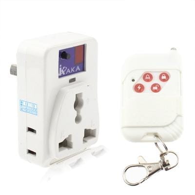 Wireless Remote Control AC Power Socket for Appliances (White)