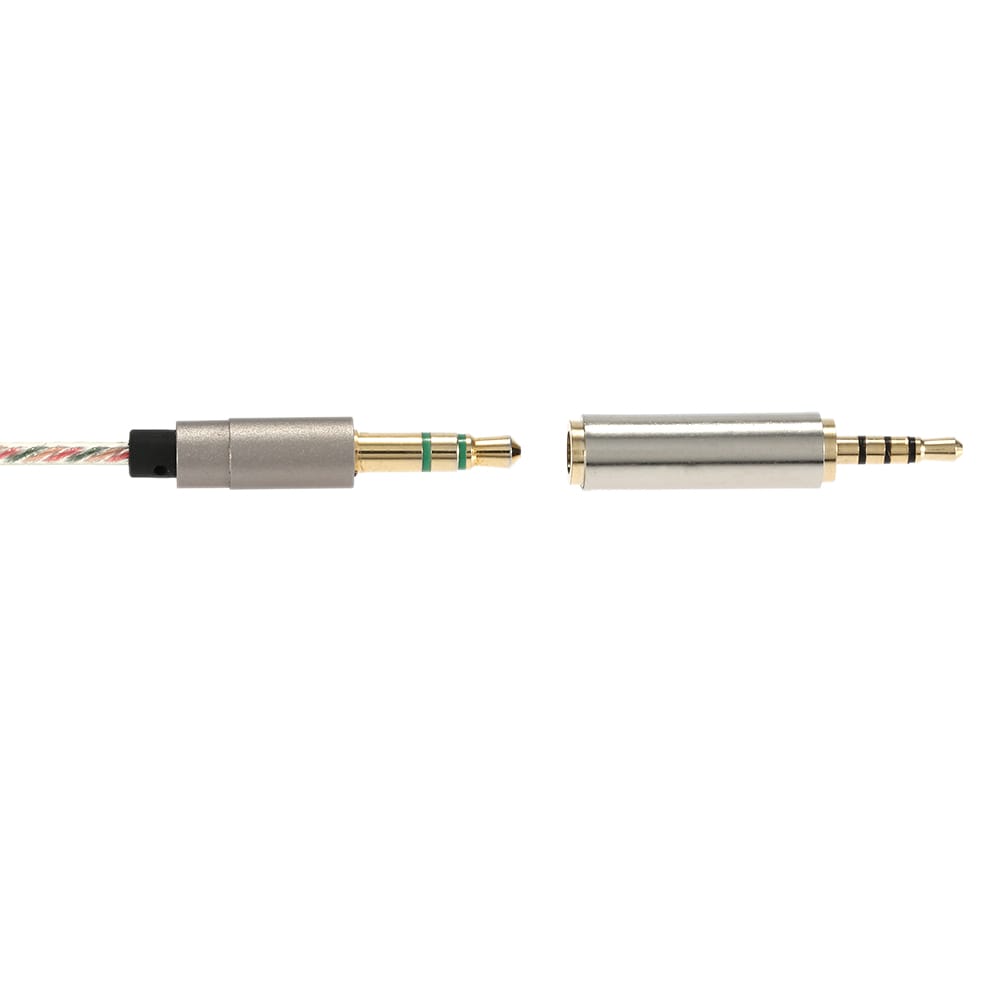 Gold-plated 2.5 mm Male to 3.5 mm Female Audio Stereo