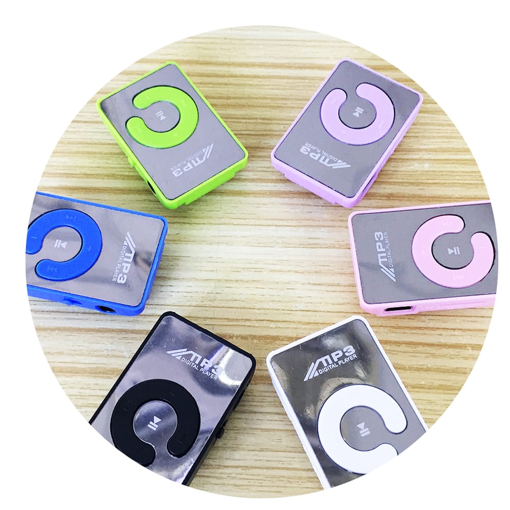 Mini Mirror Clip MP3 Player Portable Fashion Sport USB