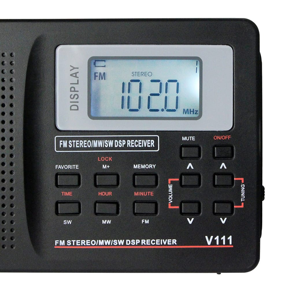 Retekess MW/FM/SW Stereo Radio 9KHz Pocket World Band