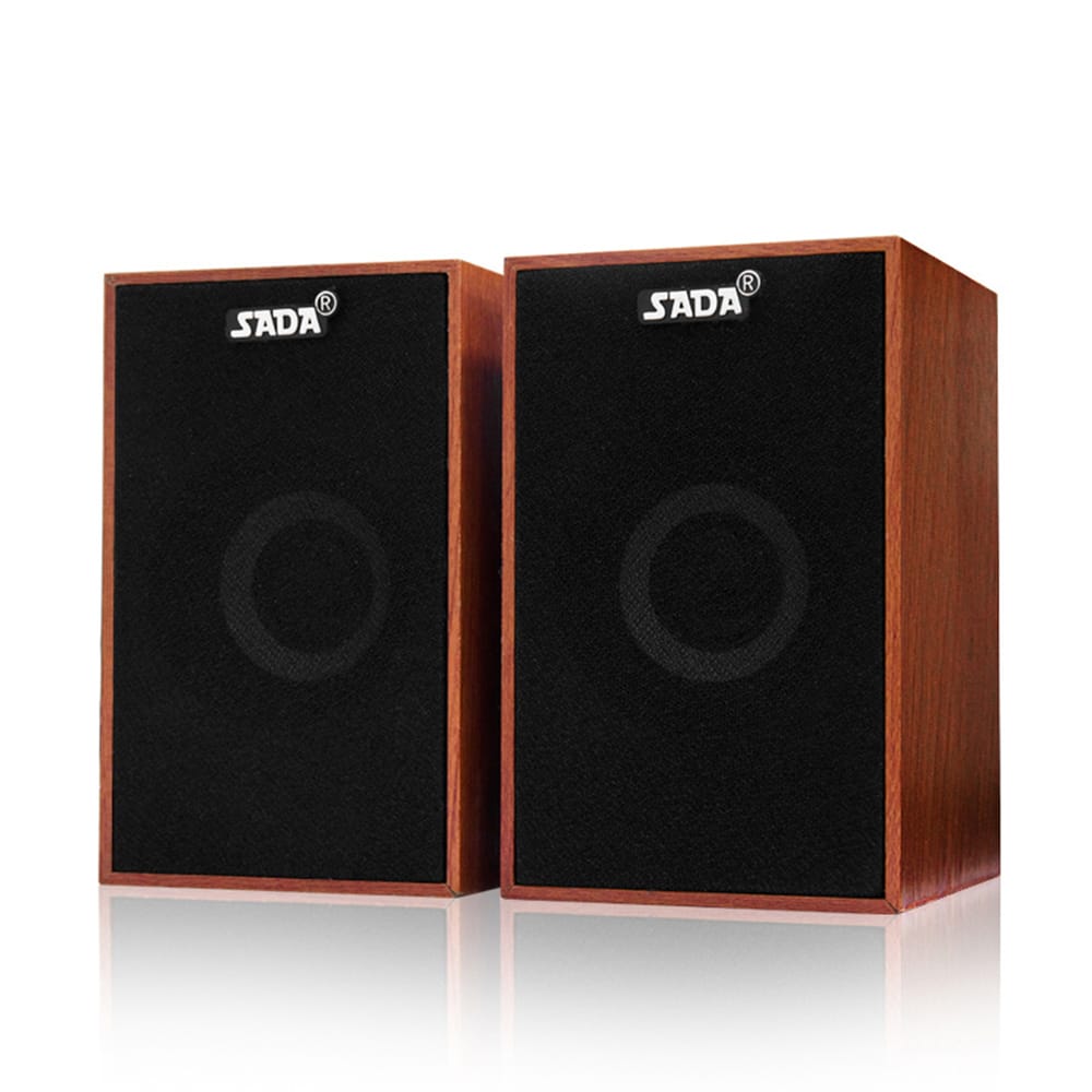 SADA V-160 USB Wired Wooden Combination Speakers Computer