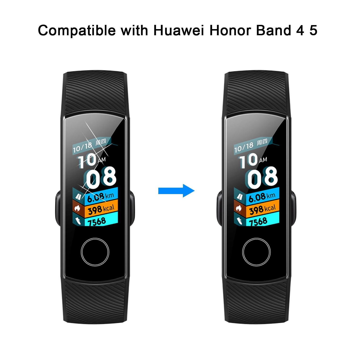 TPU Protective Film Screen Protector for Huawei Honor Band 4 - 3PCS