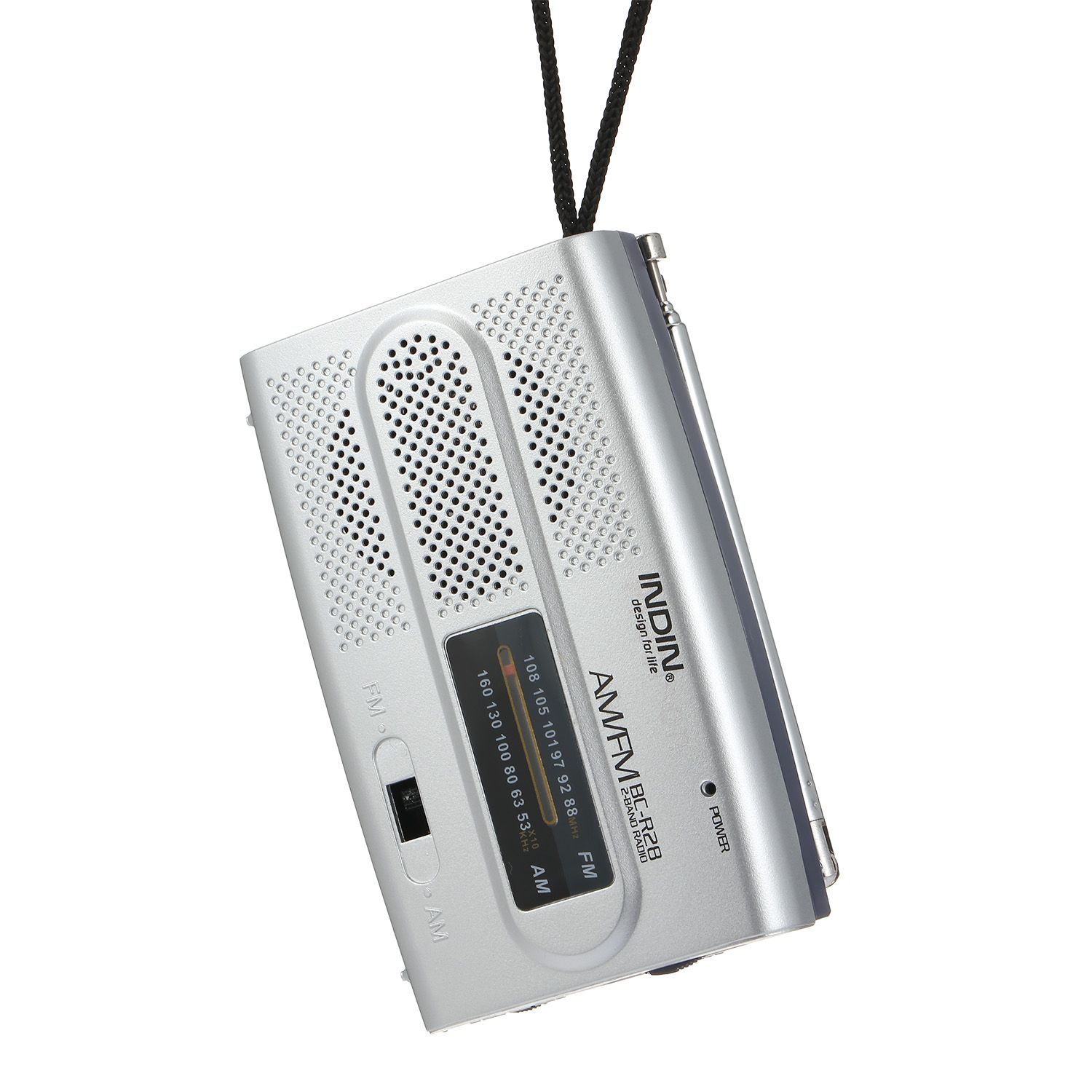 INDIN BC-R28 AM FM Radio Portable Pocket Radio Digital Music