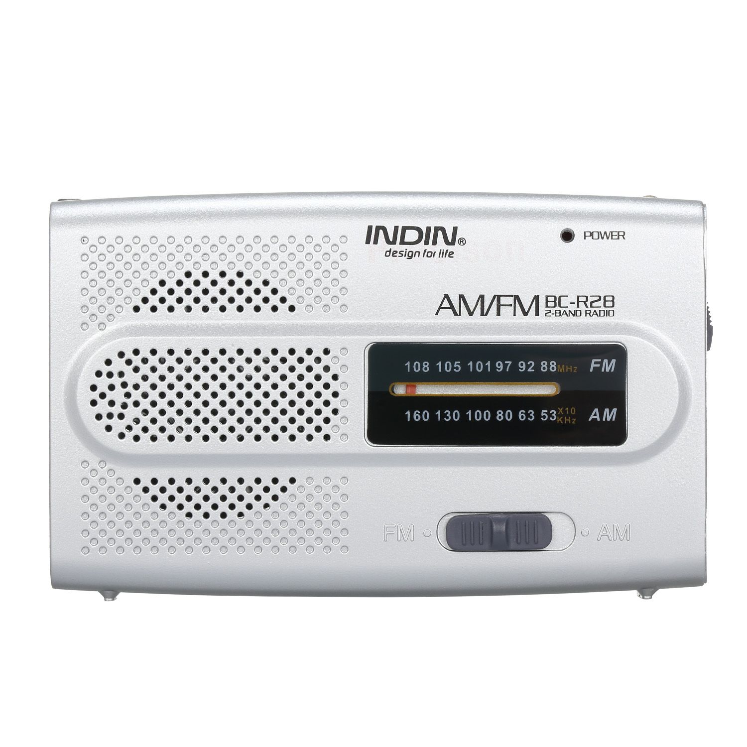 INDIN BC-R28 AM FM Radio Portable Pocket Radio Digital Music