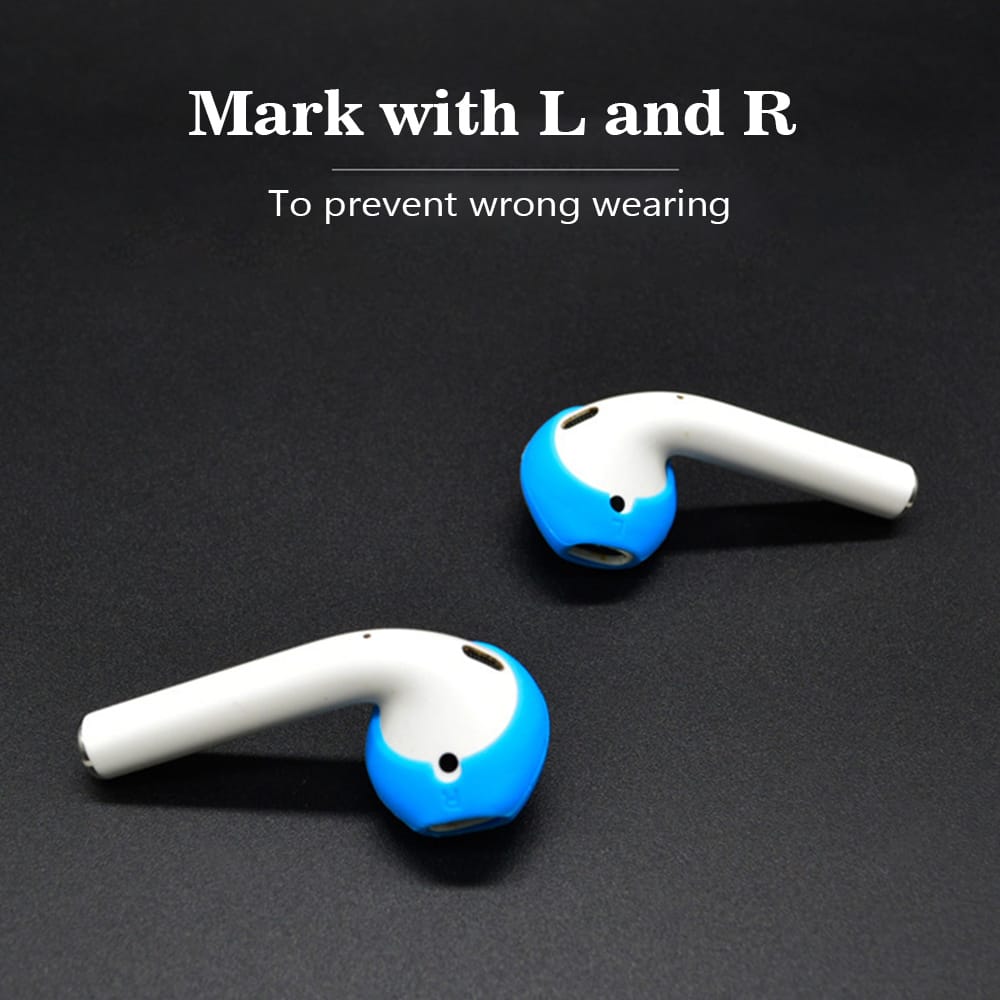 1 Pair Soft Ultra Thin Earphone Tips Anti Slip Earbud