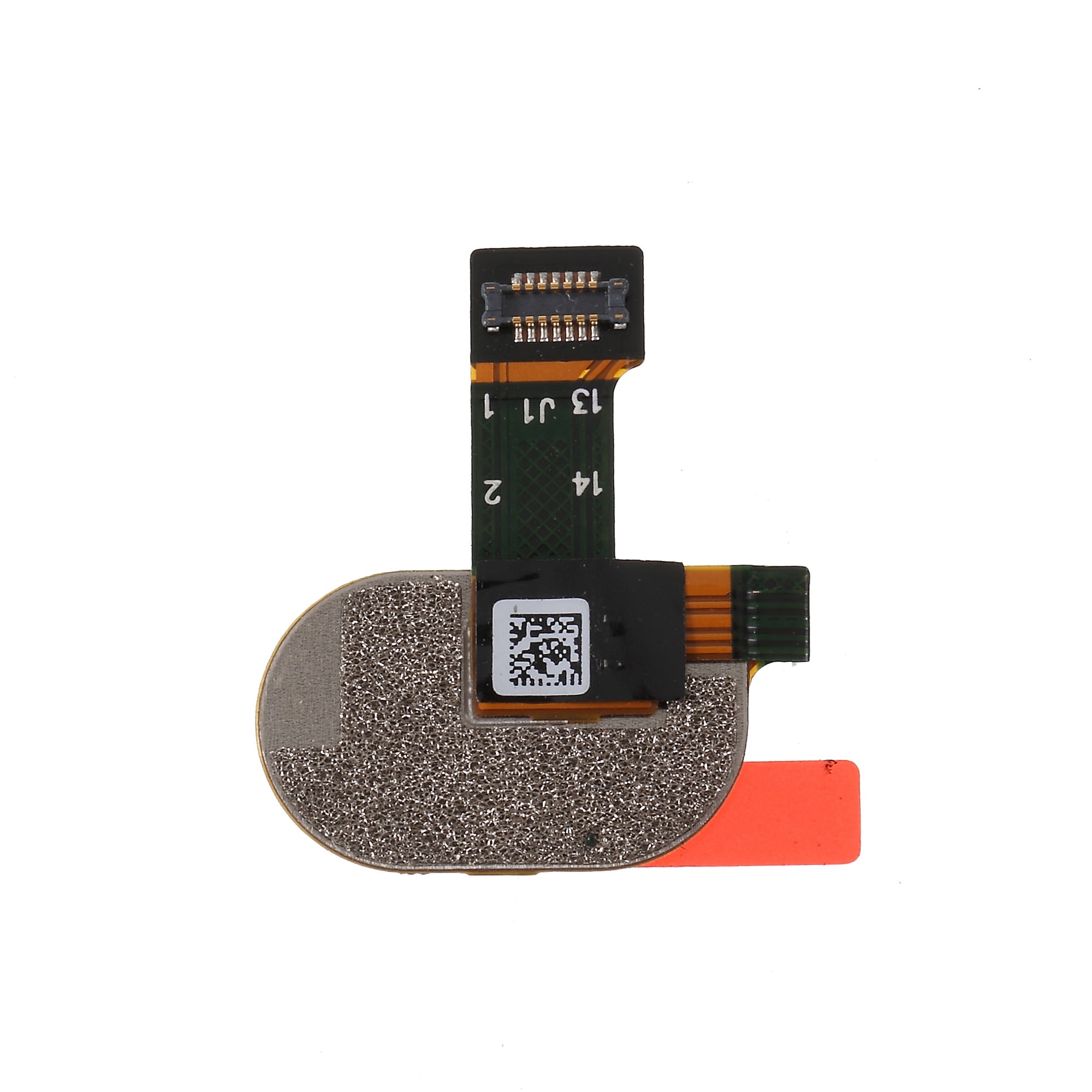 OEM Home Key Fingerprint Button Flex Cable Part for Motorola Moto E4 - Black