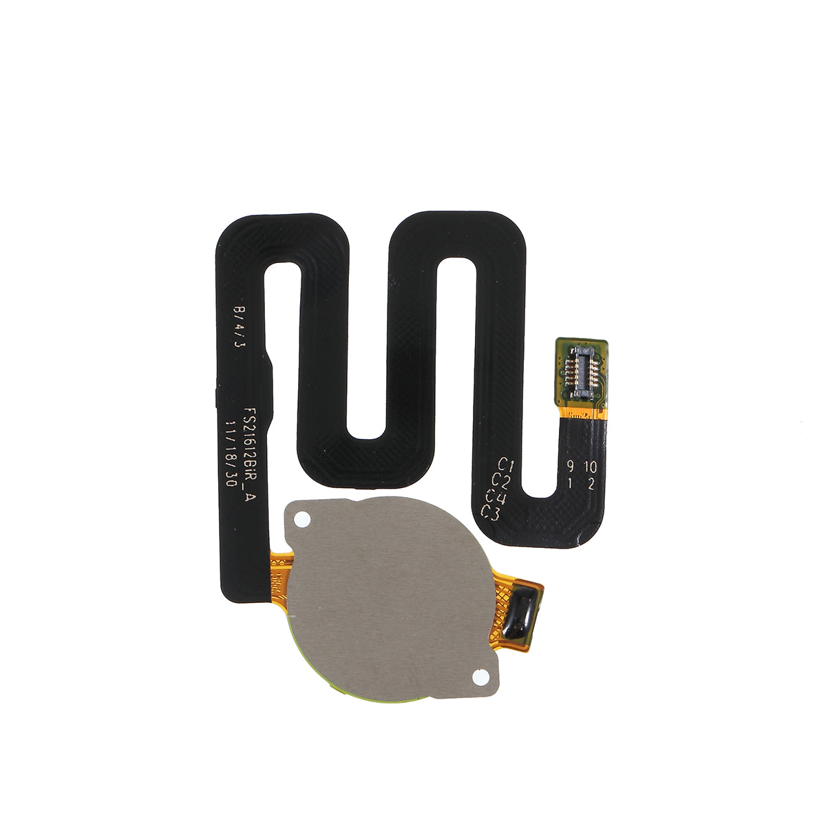 OEM Home Key Fingerprint Button Flex Cable for Motorola One (P30 Play) - White