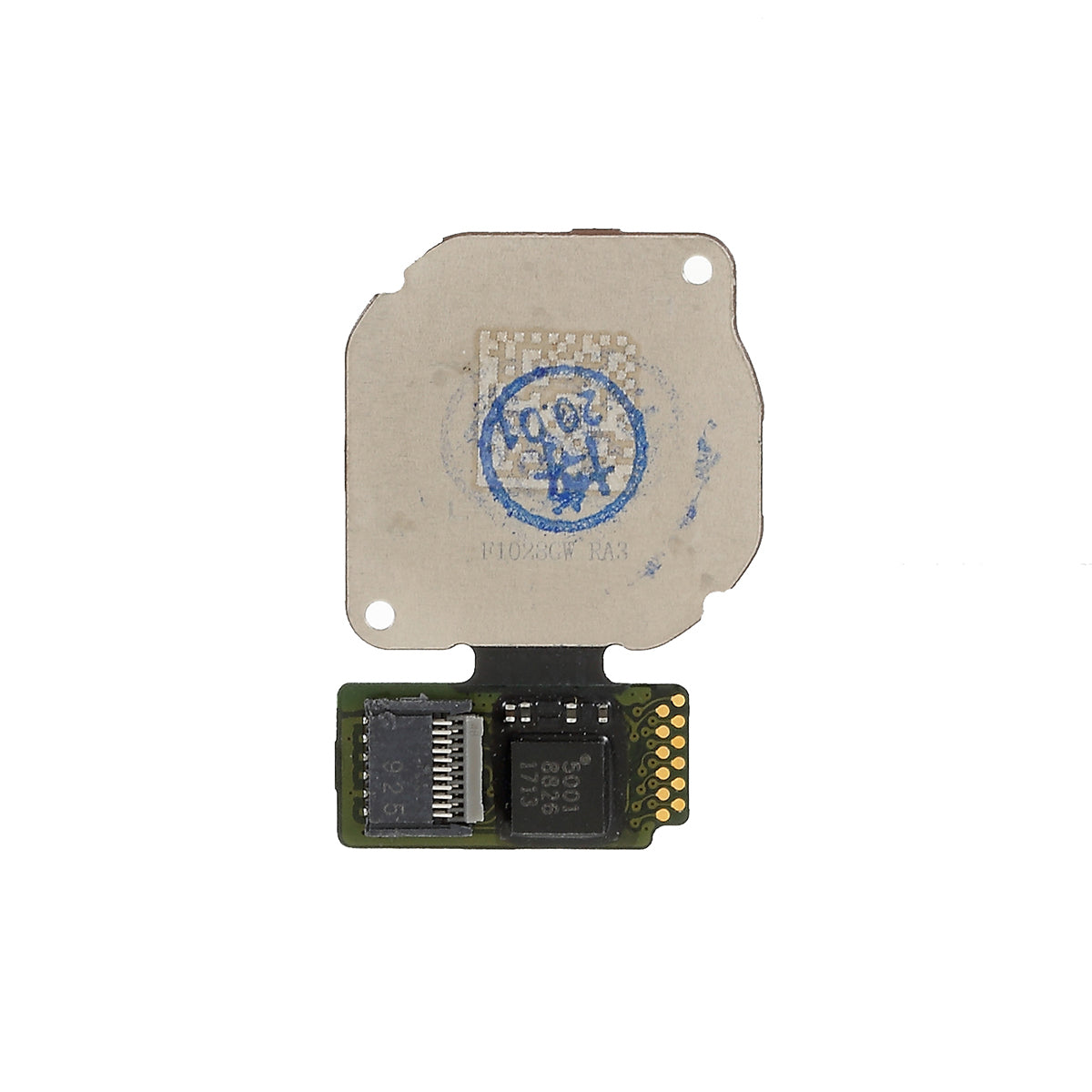 OEM Home Key Fingerprint Button Flex Cable Repair Part for Huawei Mate 20 Lite - Gold