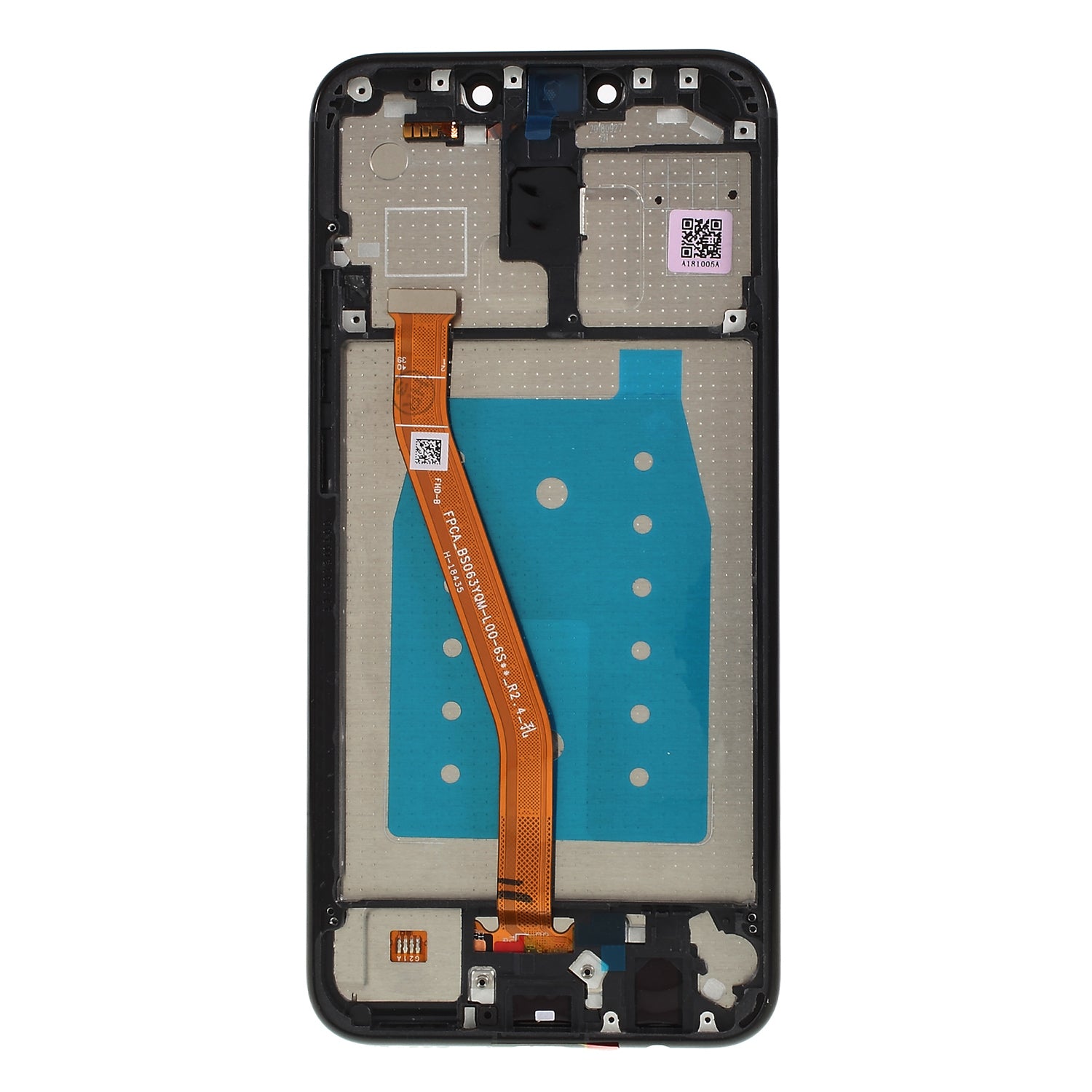 OEM Screen and Digitizer Assembly + Frame Replacement Part for Huawei Mate 20 Lite - Black