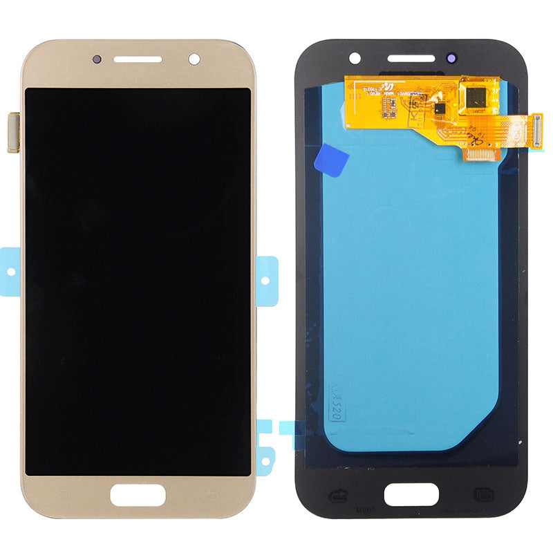 LCD Screen and Digitizer Assembly Replacement for Samsung Galaxy A5 (2017) A520 (OLED Version) - Gold