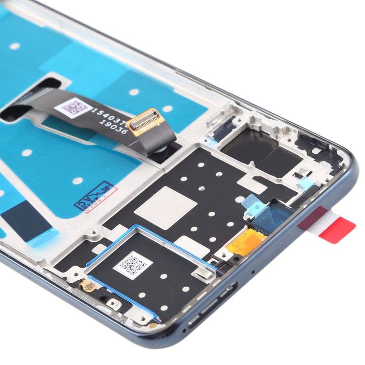 LCD Screen and Digitizer Assembly + Frame Replacement (without Logo) for Huawei nova 4e - Black
