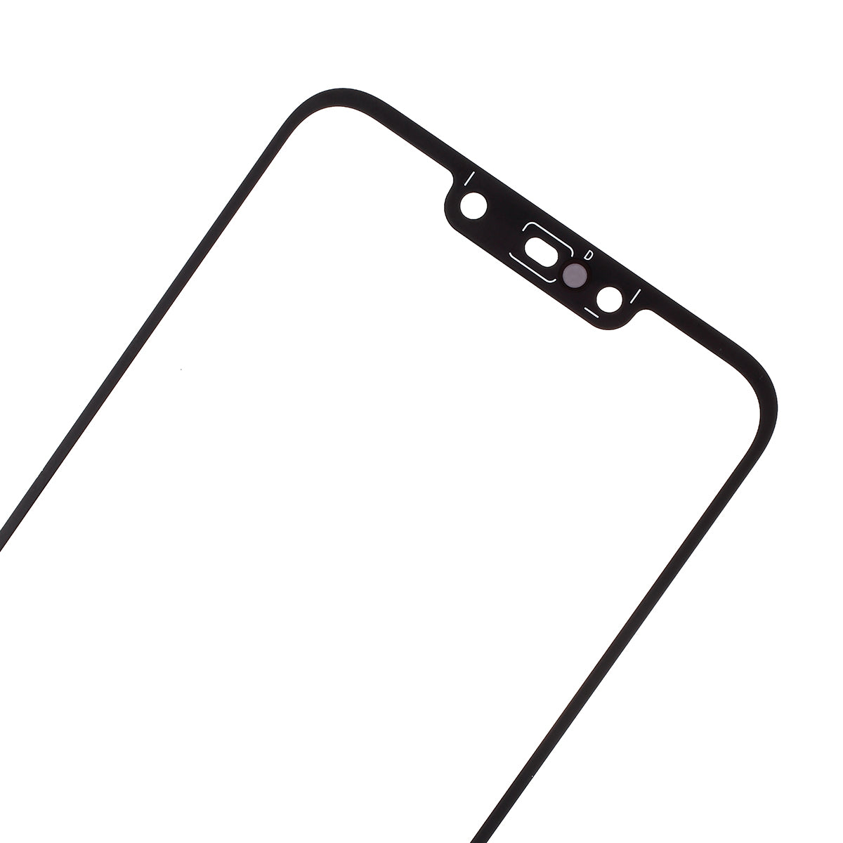 Good Quality Front Screen Glass Lens for Huawei Mate 20 Lite (without Logo)