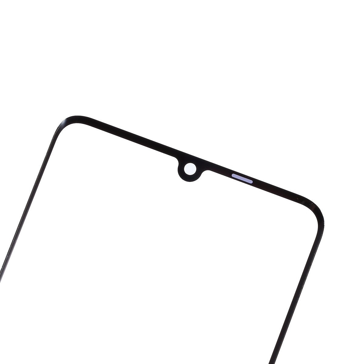 Front Screen Glass Lens Replacement for Huawei P30 Pro (without Logo) - Black