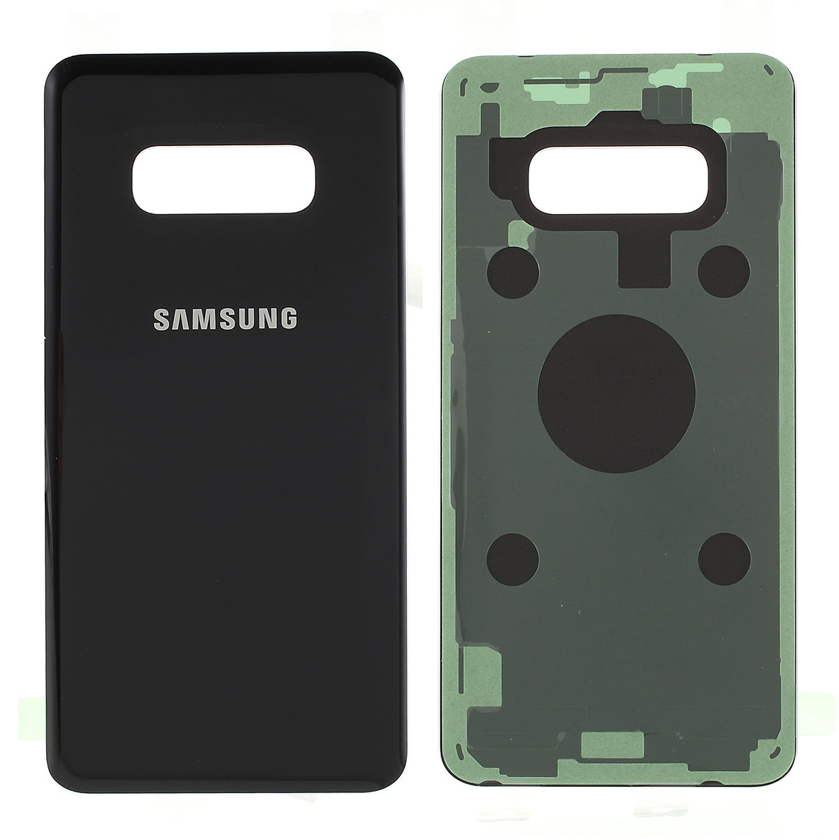 Battery Door Cover Housing with Adhesive Sticker for Samsung Galaxy S10e G970 - Black