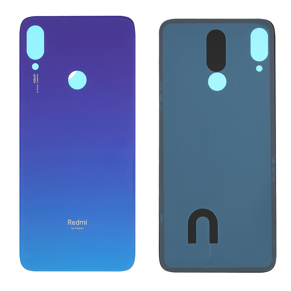 Battery Door Housing Back Cover Repair Part for Xiaomi Redmi Note 7 / Note 7 Pro - Blue