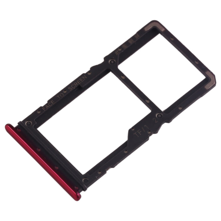 OEM Dual SIM Card Tray Slot Part for Xiaomi Redmi Note 7 / Note 7 Pro - Red