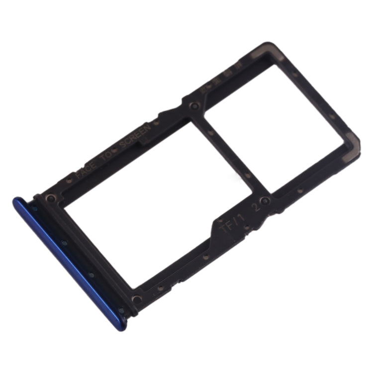 OEM Dual SIM Card Tray Slot Part for Xiaomi Redmi Note 7 / Note 7 Pro - Blue