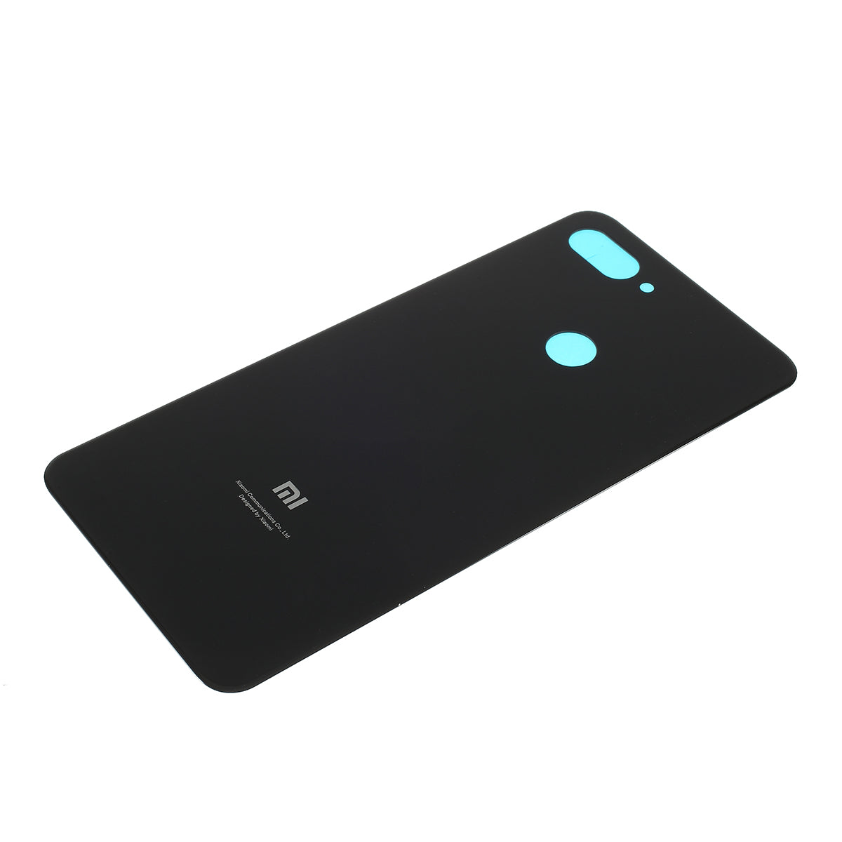 Battery Housing Door Cover Part Replacement for Xiaomi Mi 8 Lite - Black - Black