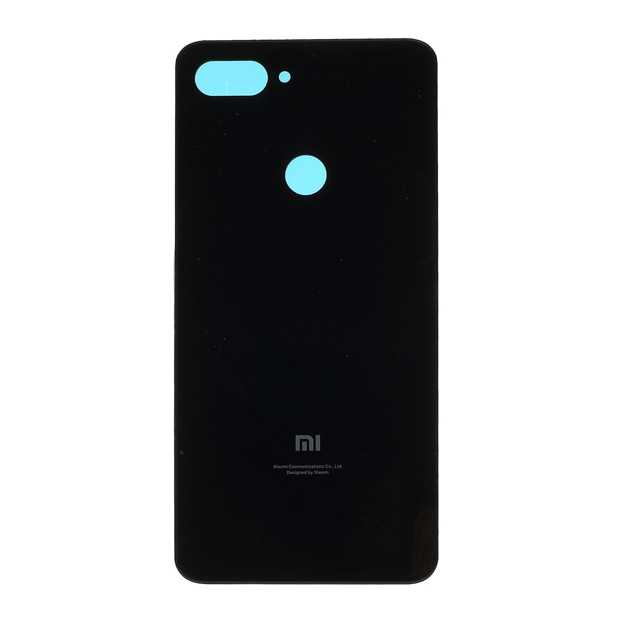 Battery Housing Door Cover Part Replacement for Xiaomi Mi 8 Lite - Black - Black
