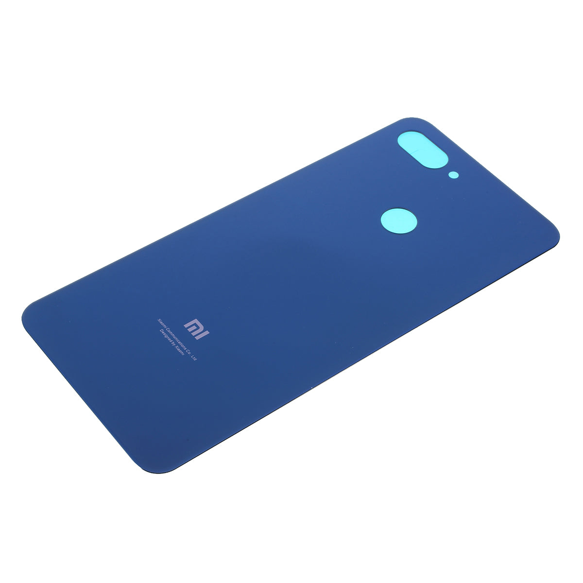 Battery Housing Door Cover Part Replacement for Xiaomi Mi 8 Lite - Black - Blue