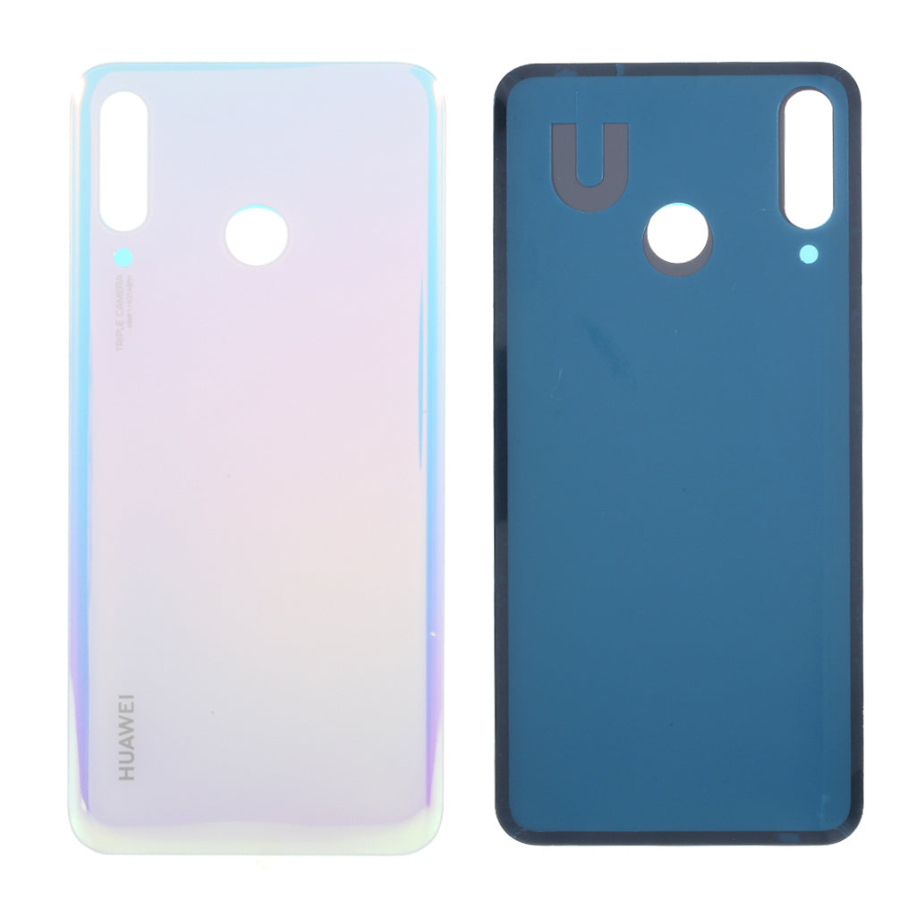 Battery Housing Door Cover Replacement for Huawei P30 Lite with 48MP Camera - Silver