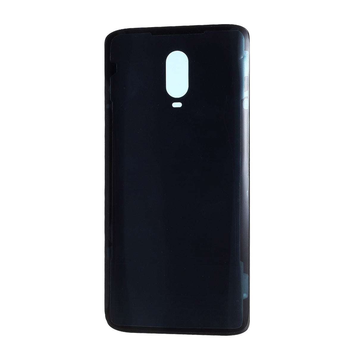 Battery Housing Door Cover Part with Adhesive Sticker for OnePlus 6T - Metal Black