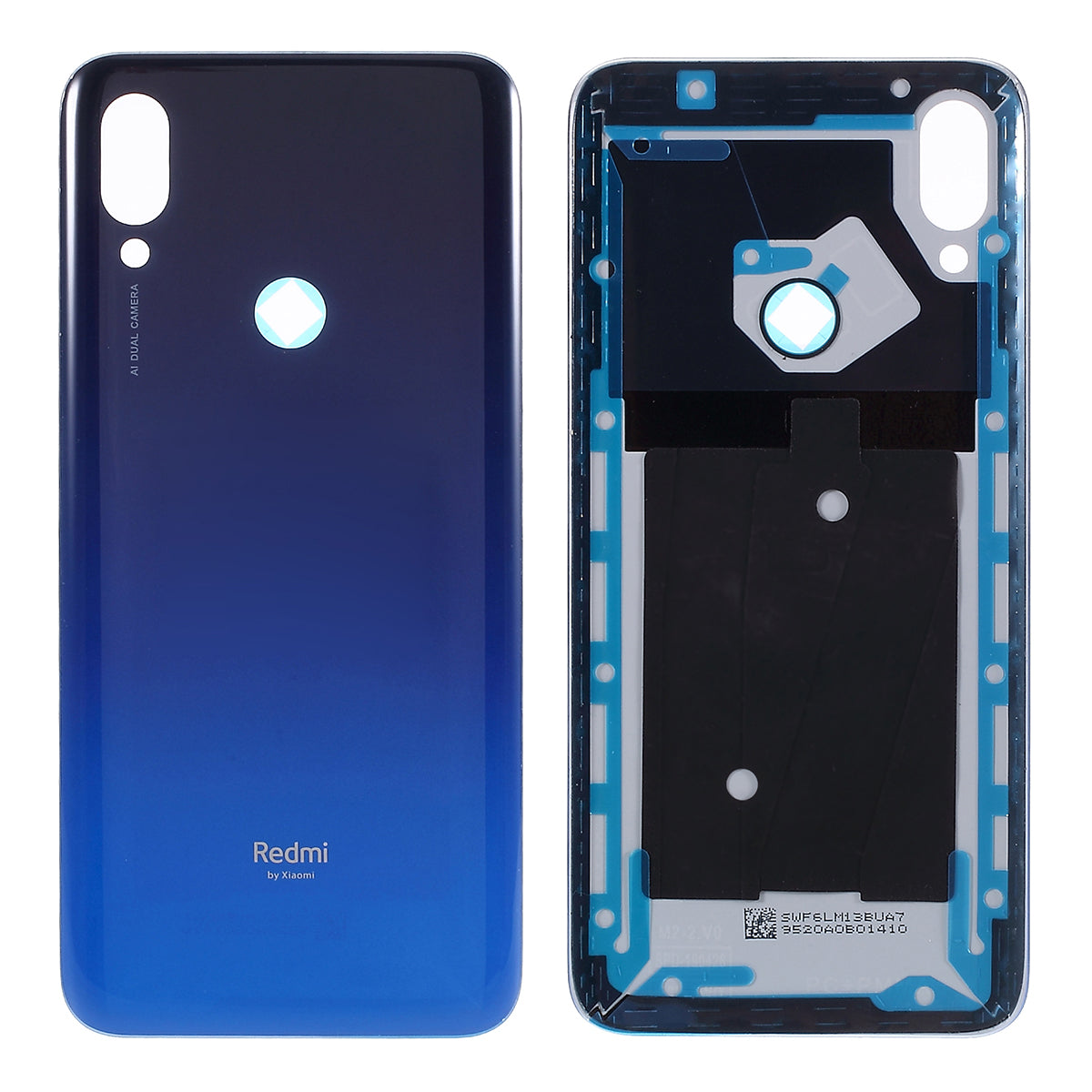 OEM Battery Housing Back Cover Replace Part for Xiaomi Redmi 7 - Blue