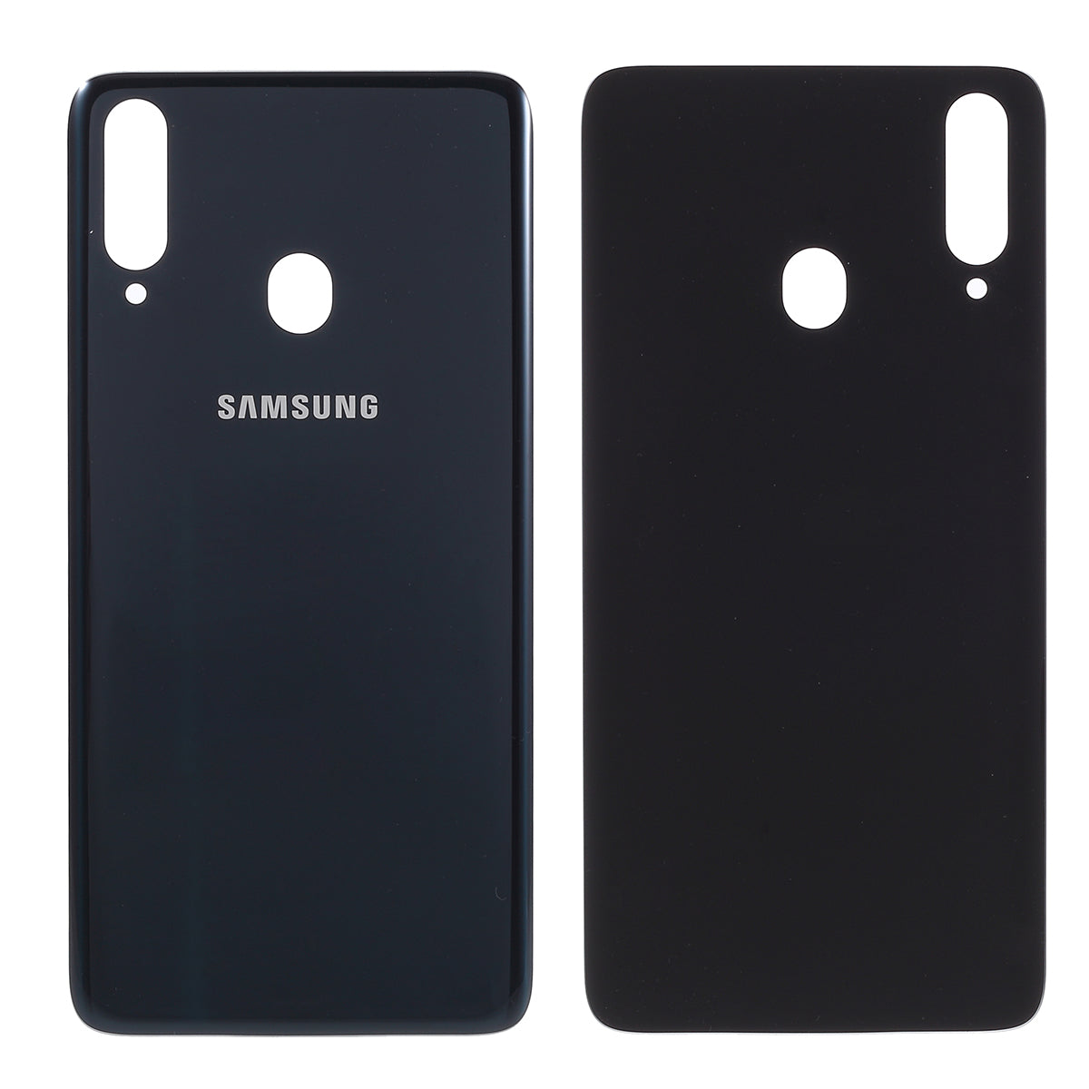 OEM Plastic Battery Door Housing Cover for Samsung Galaxy A20s SM-A207F - Black