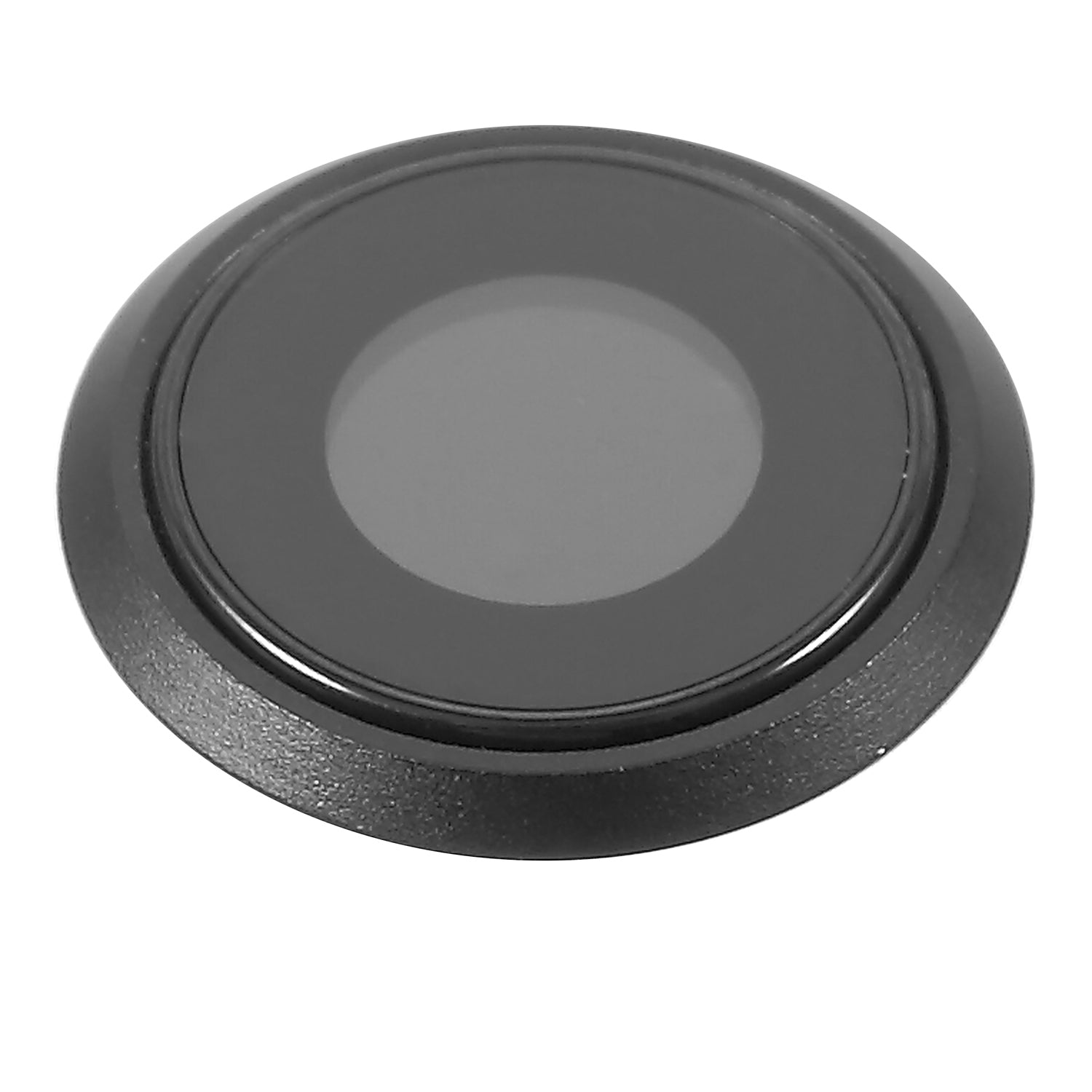 Back Camera Lens Ring Cover with Glass Lens for iPhone 8 4.7 inch - Black