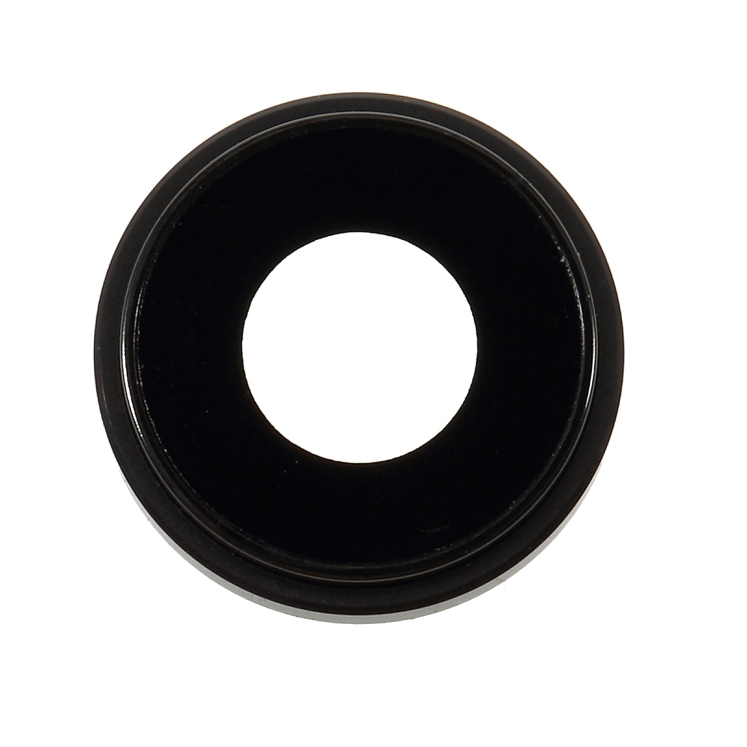 Rear Camera Lens Ring Cover with Glass Lens for iPhone XR 6.1 inch - Black