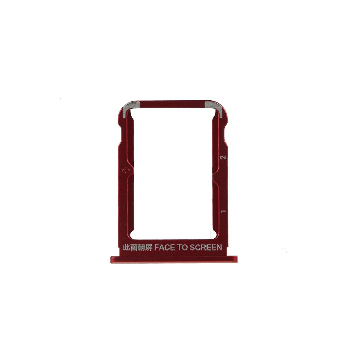 OEM SIM Card Tray Holder for Xiaomi Mi 8 SE (5.88-inch) - Red