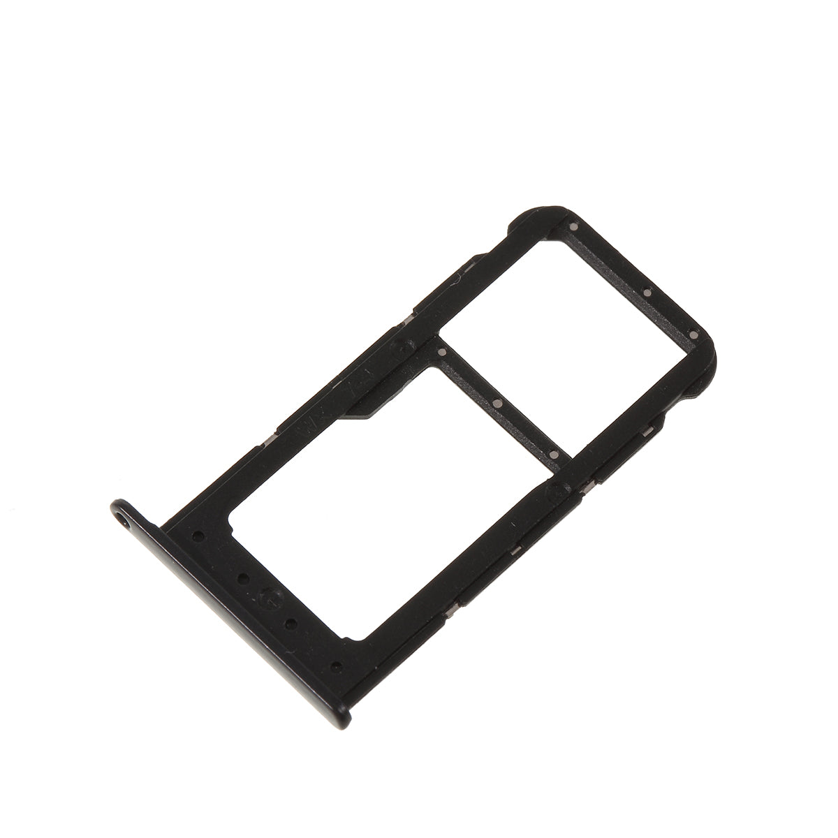 OEM Dual SIM MicroSD Card Tray Slot Part for Huawei Honor 9 Lite - Black