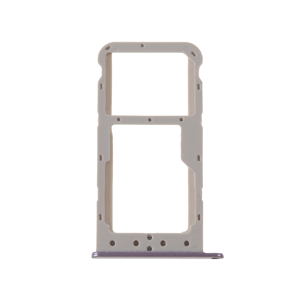 OEM Dual SIM MicroSD Card Tray Slot Part for Huawei Honor 9 Lite - Light Purple