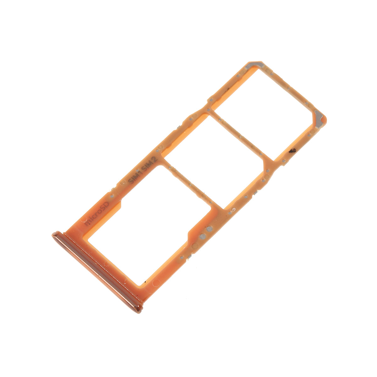 OEM Dual SIM Micro SD Card Tray Holder Replacement for Samsung Galaxy A50 SM-A505 / A30 SM-A305 - Orange