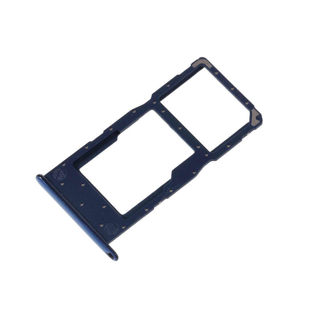 OEM SIM1 + SIM2 Card Tray Holder Slot for Huawei Honor 10 Lite - Dark Blue