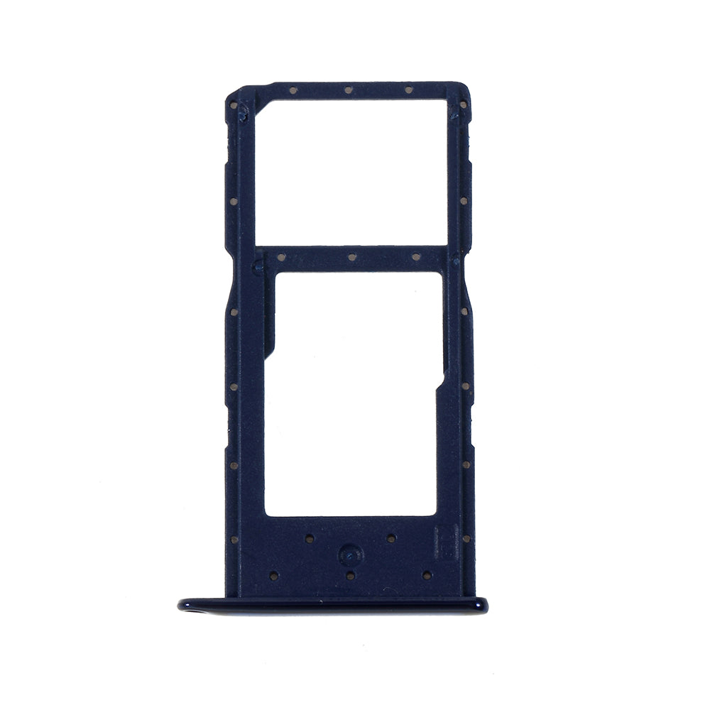 OEM SIM1 + SIM2 Card Tray Holder Slot for Huawei Honor 10 Lite - Dark Blue