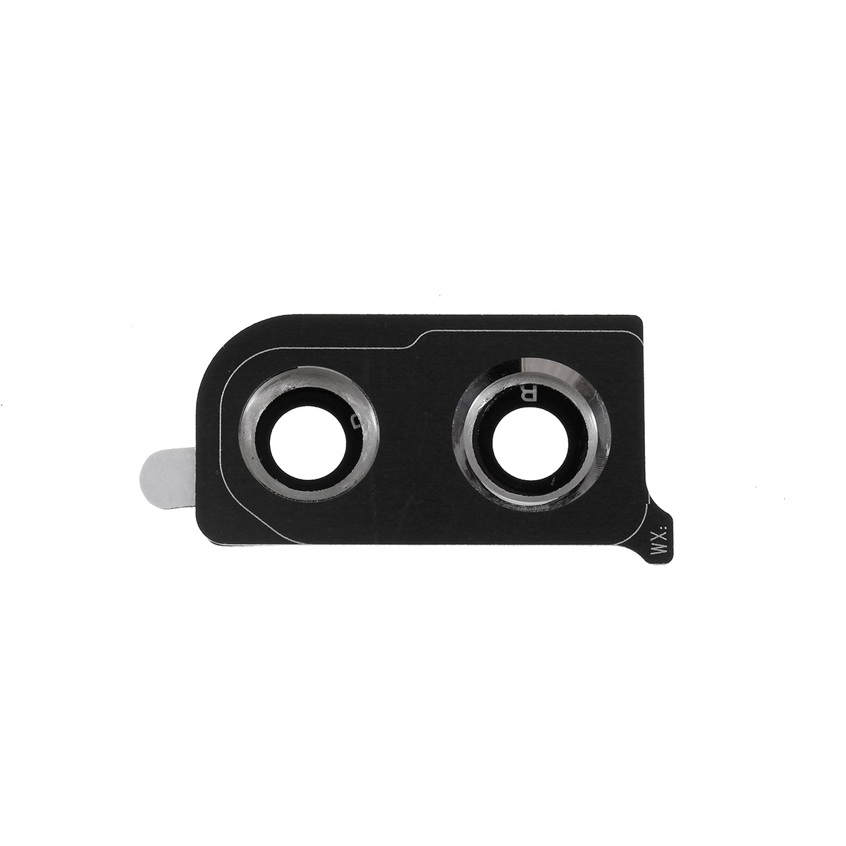 OEM Back Camera Lens Ring Cover with Glass Lens for Huawei Honor 8X/Honor View 10 Lite - Black