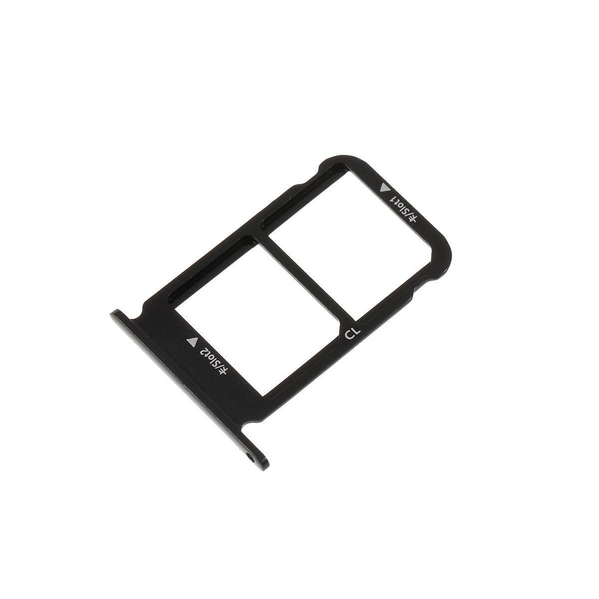 OEM Dual SIM MicroSD Card Tray Holder for Huawei Honor 10 - Black