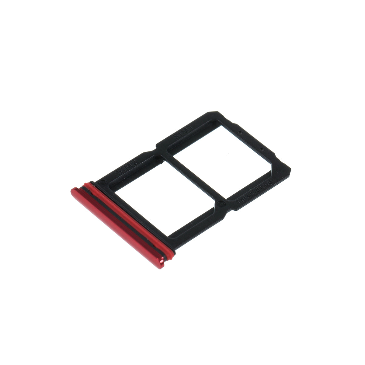OEM Dual SIM Card Tray Holder Replace Part for OnePlus 7 - Red