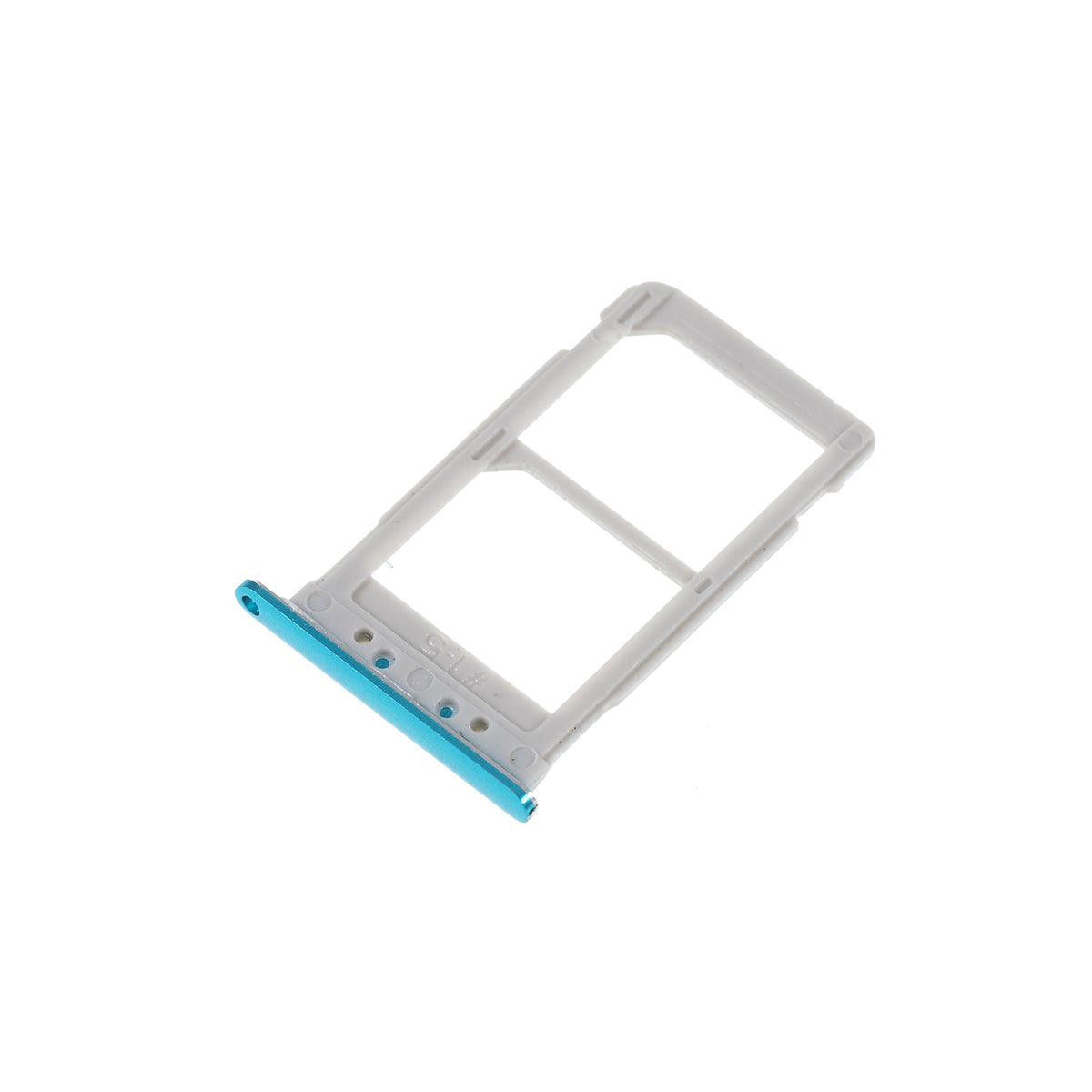 OEM Dual SIM Card Tray Holder Replace Part for Samsung Galaxy A8S G8870 SM-G8870 SM-G887FZ G887FZ - Cyan