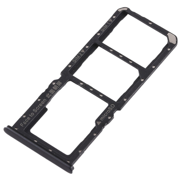 OEM SIM Micro SD Card Tray Holder Replacement for OPPO A7x / F9 / F9 Pro / Realme 2 Pro - Black
