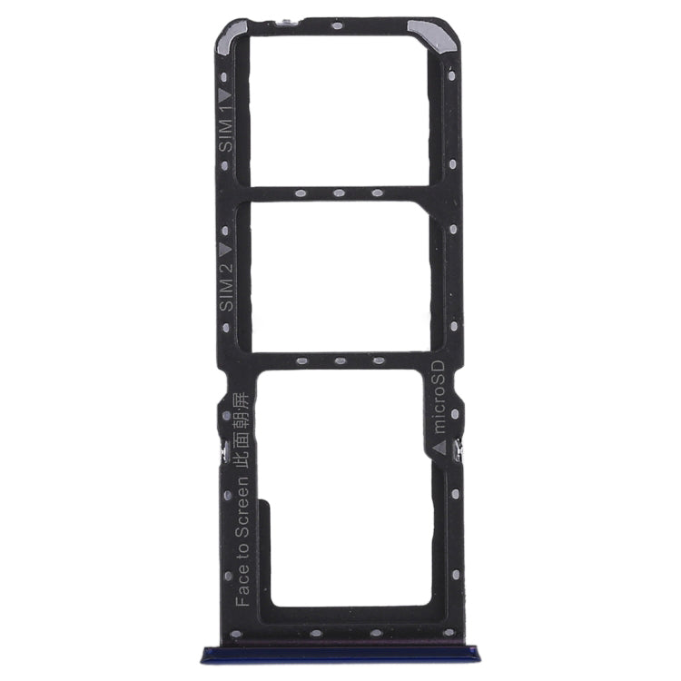 OEM SD Card SIM Card Tray Holder Replace Part for Oppo K1 - Purple