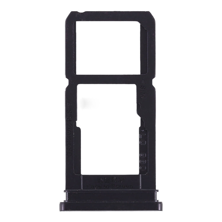 OEM SD Card SIM Card Tray Holder Replace Part for Oppo R15 - Black