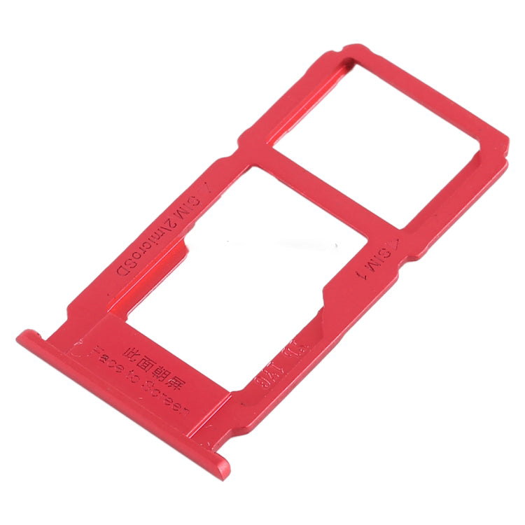 OEM Dual SIM Card Tray Holder Replace Part for OPPO R11 - Red