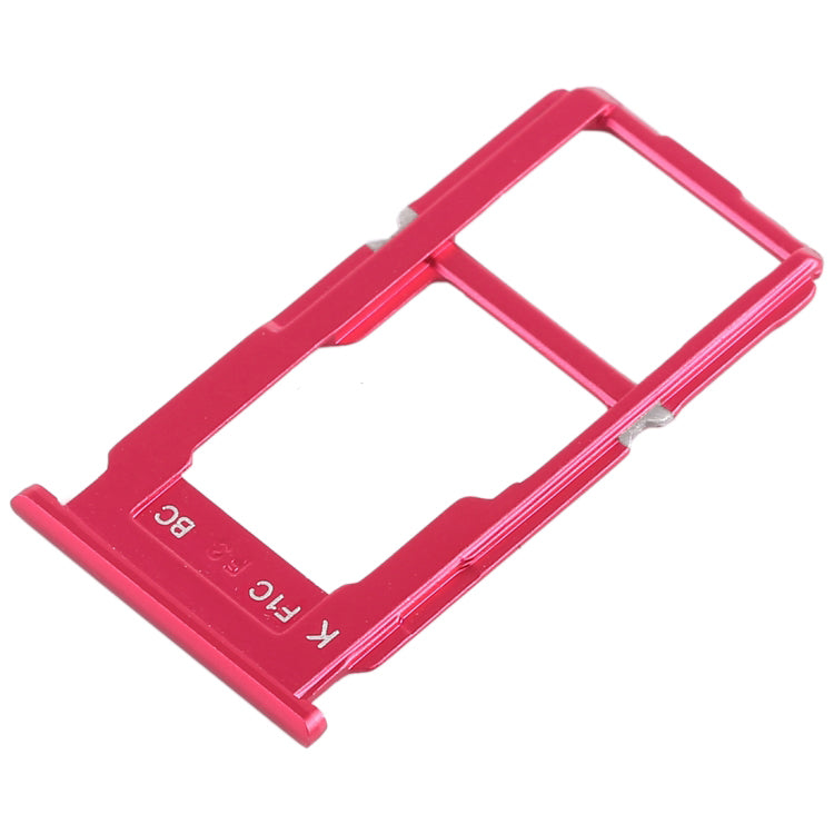 OEM SD Card SIM Card Tray Holder Replace Part for Oppo R11 - Red